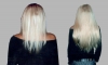 Hair Extension Before & After Shots